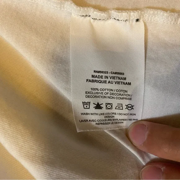 THE NIKE TEE Men's T-shirt Sweatshirt 100% Cotton White Size L - Picture 12 of 14